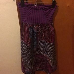 Party strapless dress